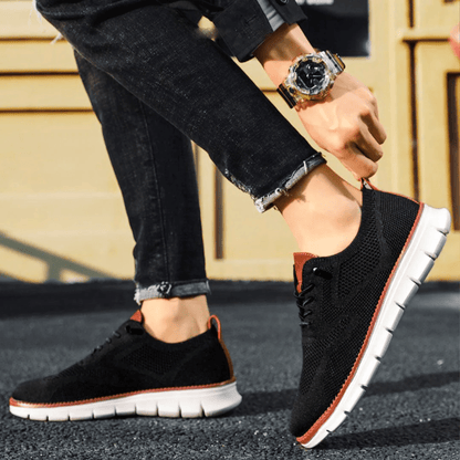 Arthur Textured Knit Oxfords | Lace-Up Sneaker Sole Oxfords