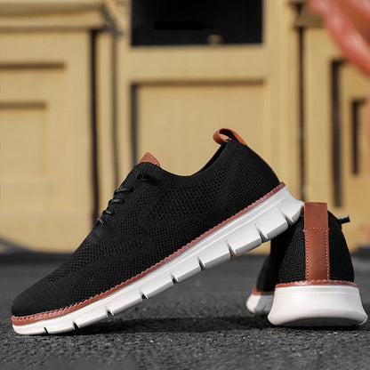 Arthur Textured Knit Oxfords | Lace-Up Sneaker Sole Oxfords