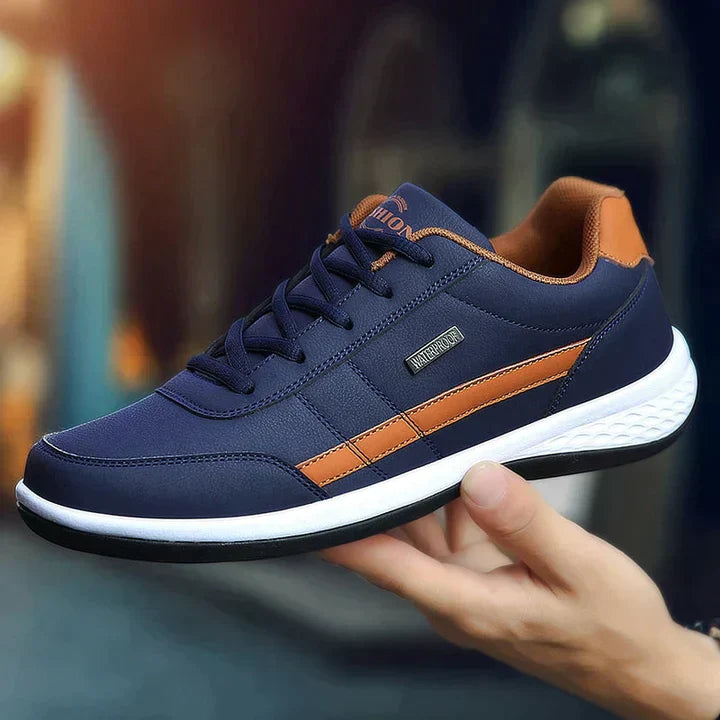 Harry Low-Top Sneakers – Lace-Up Side Stripe Design