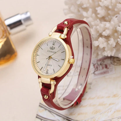 Isla Adjustable Fit Wristwatch | Geometric Round Dial Wristwatch