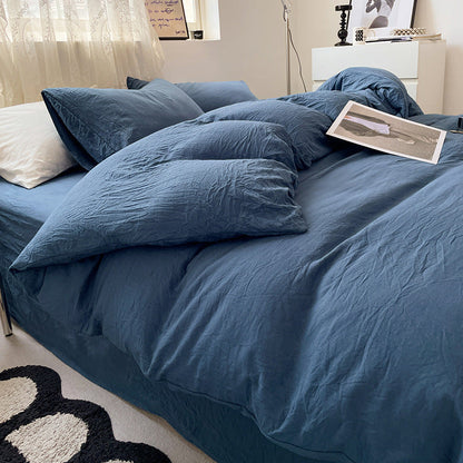 Minimalist Washed Cotton Bedding Set